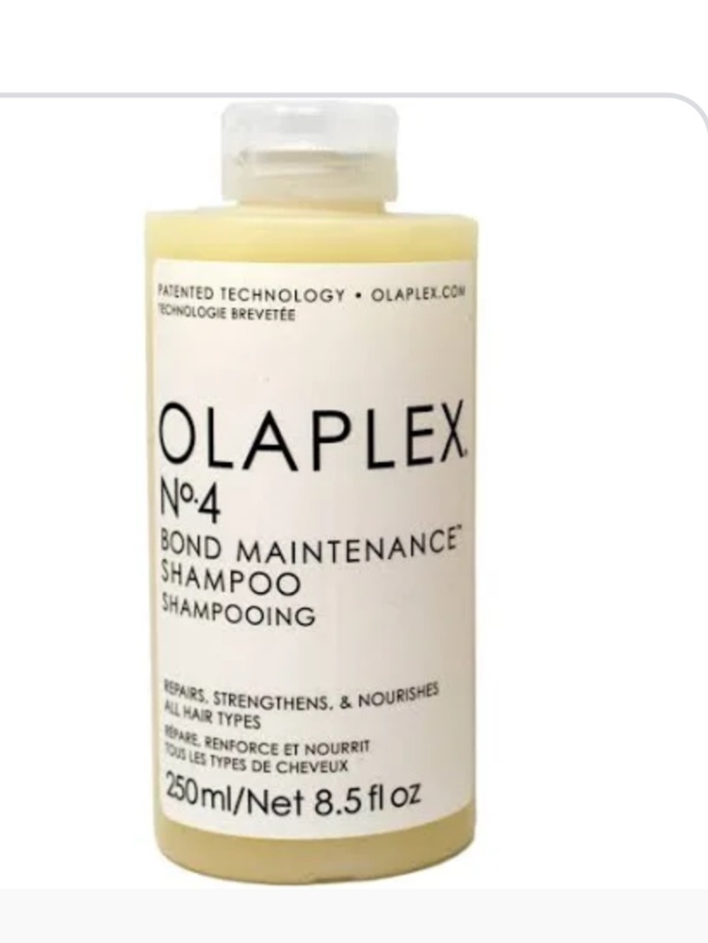 OLAPLEX No.4 Bond Maintenance Shampoo - Pale Yellow Bottle